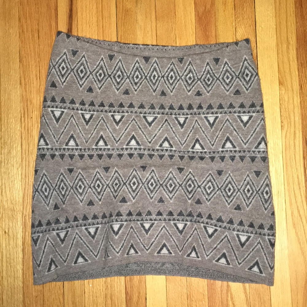 Toad and co wool mini skirt M